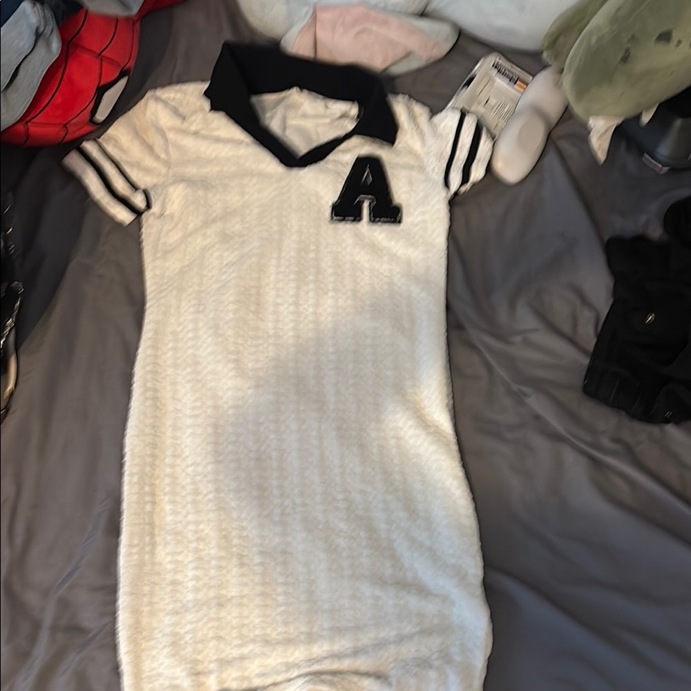 SHEIN Black and White Casual Dress